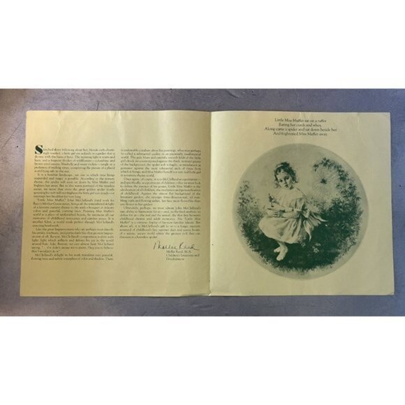 Vtg Little Miss Muffet Collector Plate John McClelland 1981 With Paperwork/Box - Picture 5 of 8